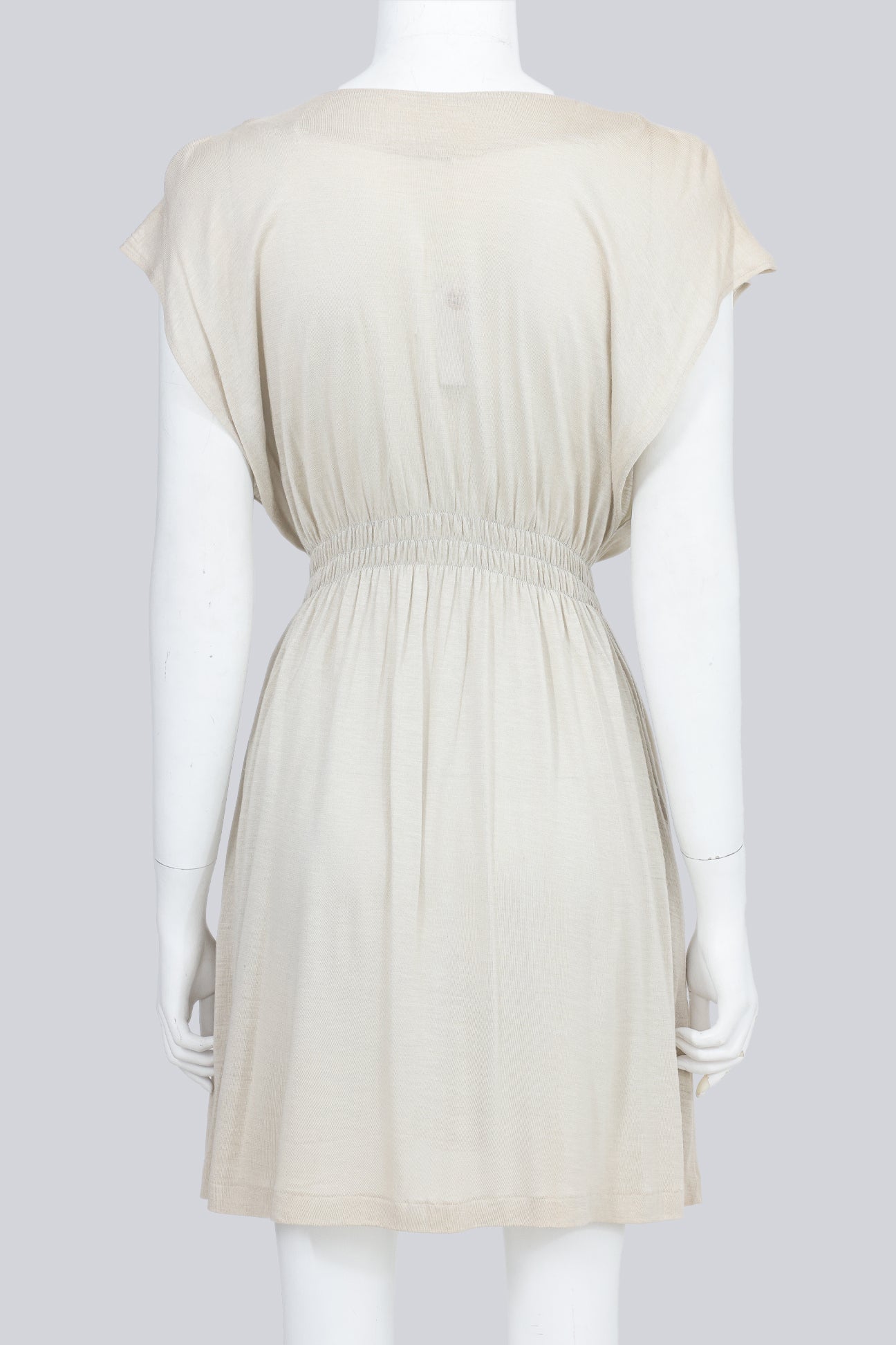 TOMAS MAIER - A LIGHT GREY CINCH DRESS