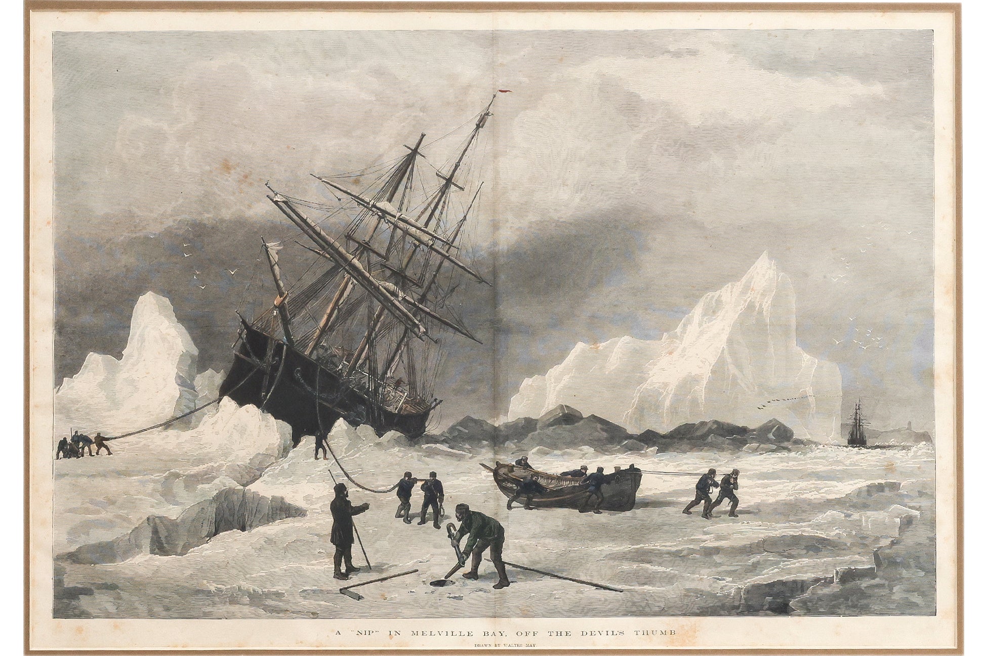 TWO ANTIQUE NAUTICAL ENGRAVINGS