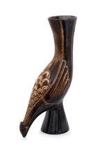 A JEAN VAROQUEAUX CERAMIC BIRD VASE