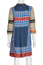 MARNI - A GEOMETRIC PRINT SILK DRESS, SUMMER EDITION 2012