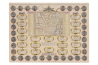 CARTE POUR L'INTELLIGENCE DE L'HISTOIRE DE LORRAINE... HENRI ABRAHAM CHATELAIN, 1705-1739