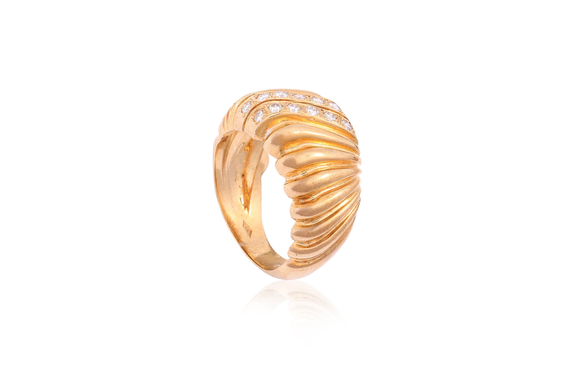 A DIAMOND 'DOME' RING