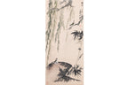 ZHOU (CHINESE SCHOOL, 20TH CENTURY) - BIRDS AND BAMBOO