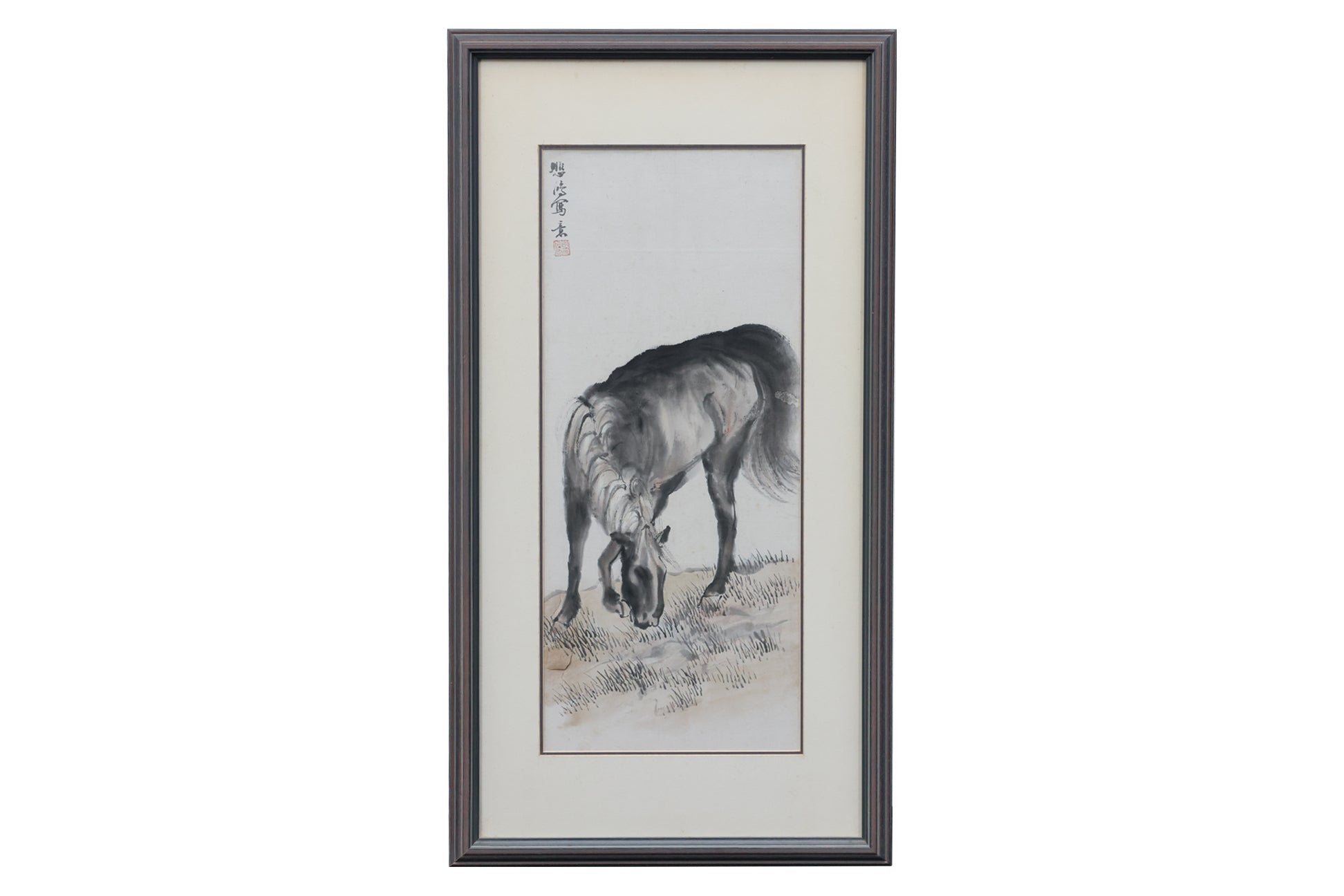 FOLLOWER OF XU BEIHONG - STUDY OF A HORSE GRAZING