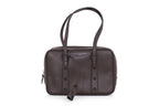 MYRIAM SCHAEFER – A BROWN LEATHER ‘WHARTON’ BAG