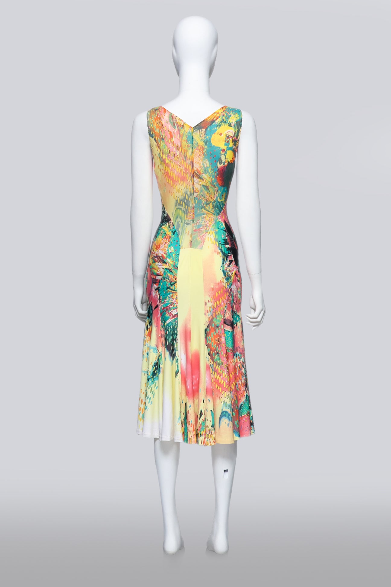 ROBERTO CAVALLI - A TROPICAL PRINT DRESS