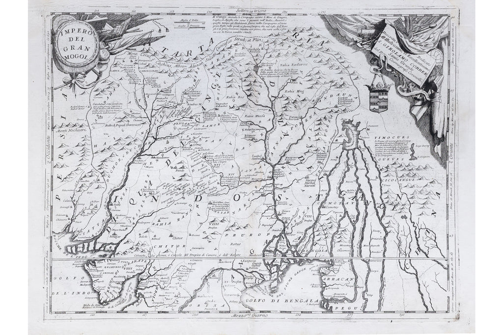 TWO ITALIAN MAPS OF INDIA (1691/1692)