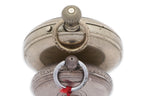 A SILVER AND A SILVER PLATED POCKET WATCH (2)