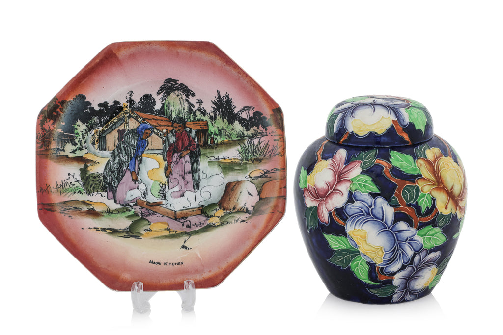 TWO PIECES OF ENGLISH PORCELAIN