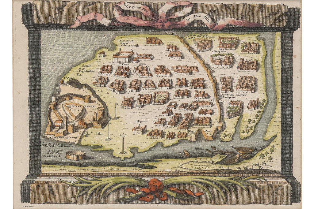 A GROUP OF THREE MAPS OF INDIAN FORTS AND TOWNS, ABBE PREVOST, C. 1746-1780