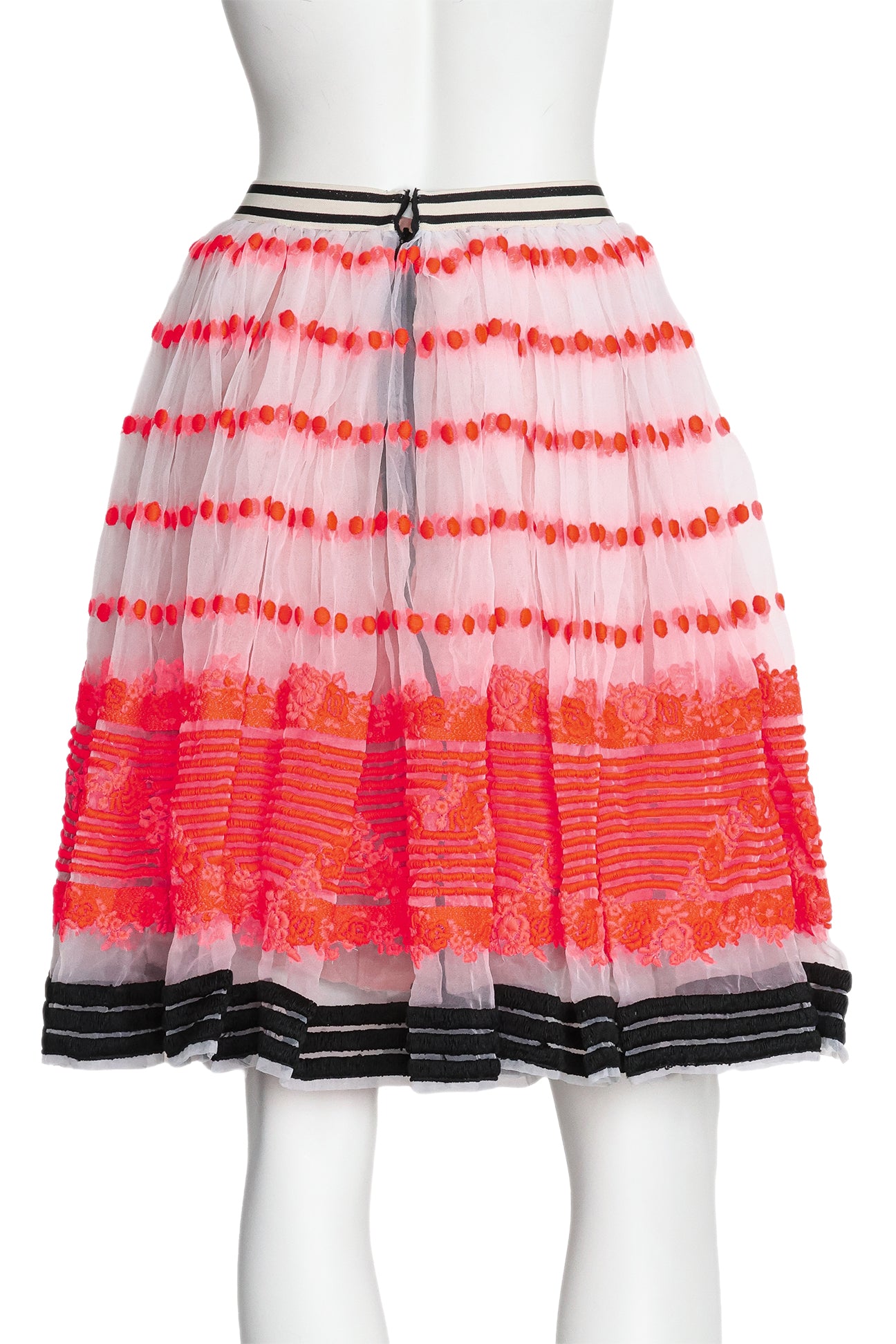 MARNI - AN EMBROIDERED TULLE SKIRT, WINTER EDITION 2012