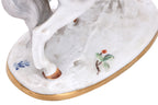 A SET OF FOUR WALLENDORF PORCELAIN FIGURES OF MUSKETEERS