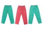 VERSACE JEANS COUTURE - THREE PAIRS OF COLOURED JEANS