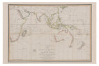A CHART OF THE INDIAN OCEAN AND PART OF THE SOUTH SEA, JEAN-DENIS BARBIE DU BOCAGE, 1800