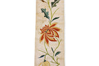 A PAIR OF WEDDING BED EMBROIDERED SILK TASSELED HANGINGS