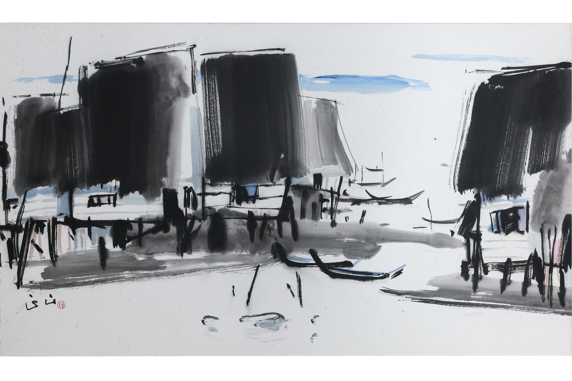 LEE TECK SUAN (LI DEZHUANG) (SINAGPOREAN, B.1958) UNTITLED