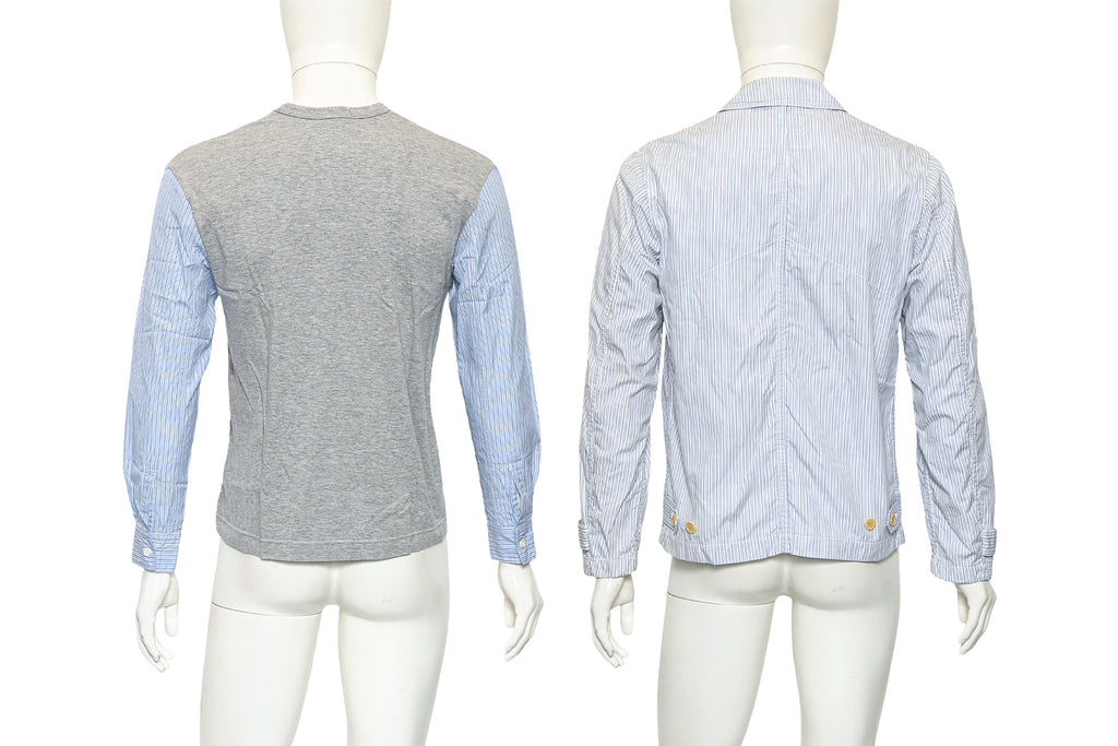 COMME DES GARCONS HOMME - TWO STRIPED SHIRTS