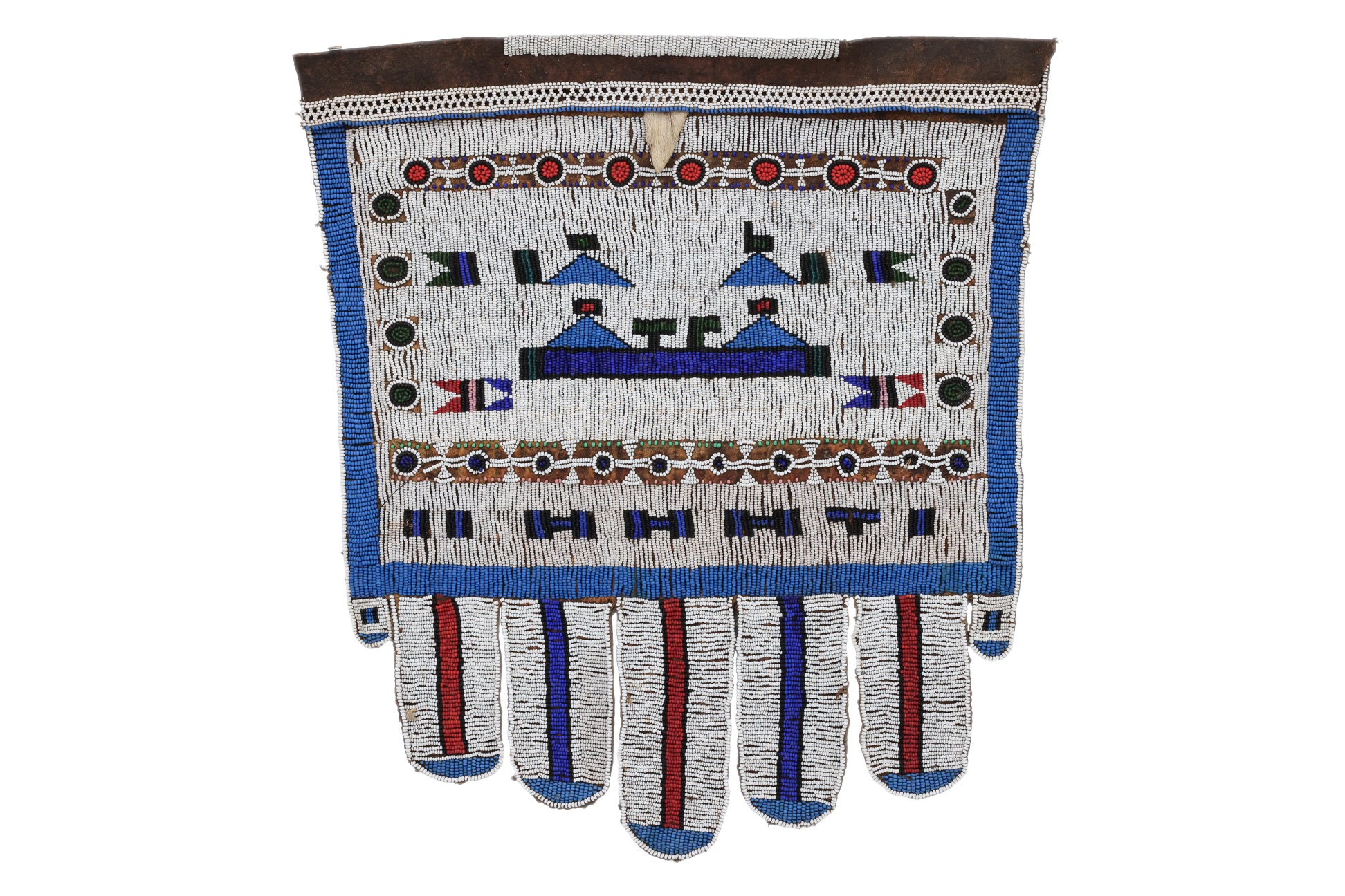 AN NDEBELE BEADED WEDDING APRON