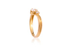 A HIGH KARAT GOLD DIAMOND RING