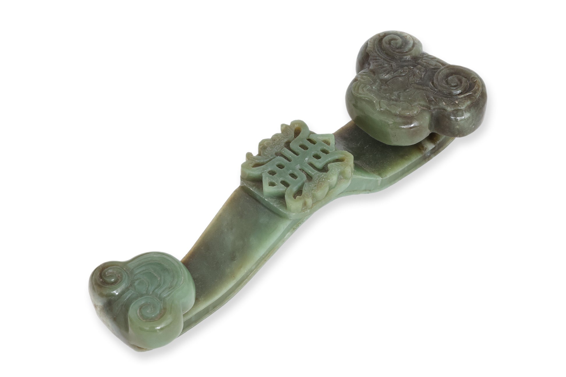 A GROUP OF FIVE JADE CARVINGS
