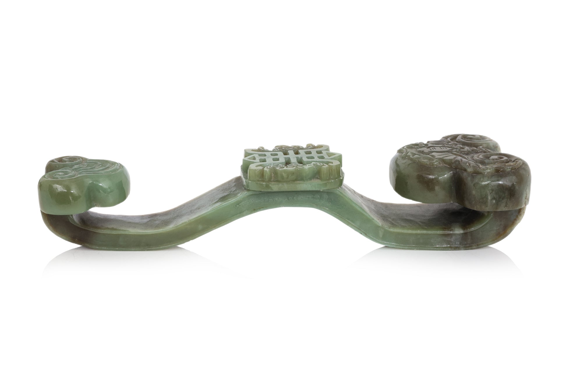 A GROUP OF FIVE JADE CARVINGS