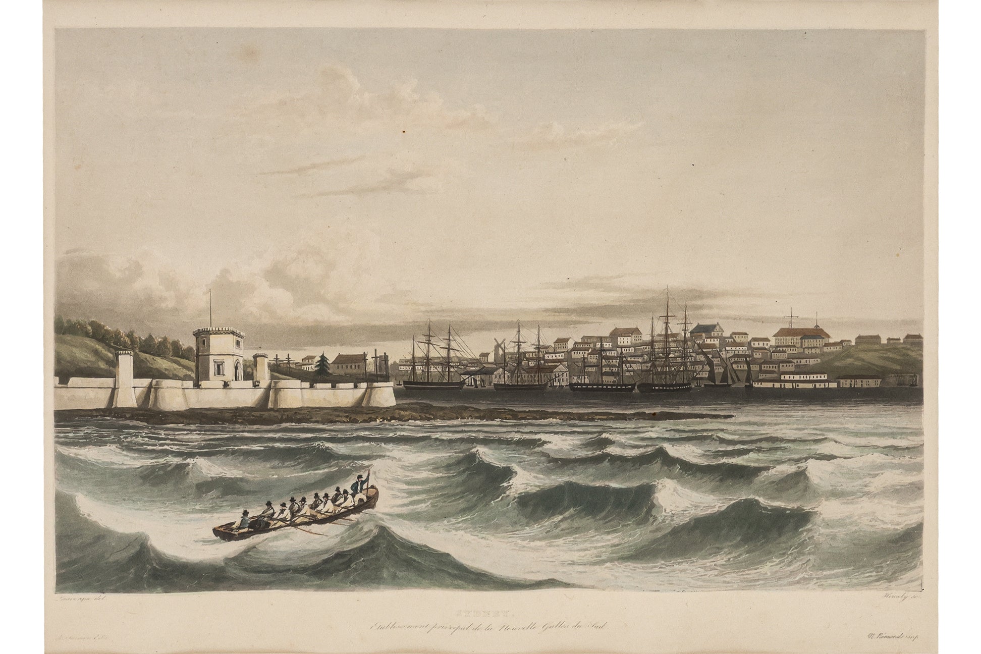 THREE HAND-COLOURED ENGRAVINGS OF AUSTRALIA AND NEW ZEALAND, SIGISMOND HIMELEY, 1835