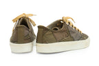 JUNYA WATANABE COMME DES GARÇONS MAN - A PAIR OF OLIVE CANVAS TRAINERS