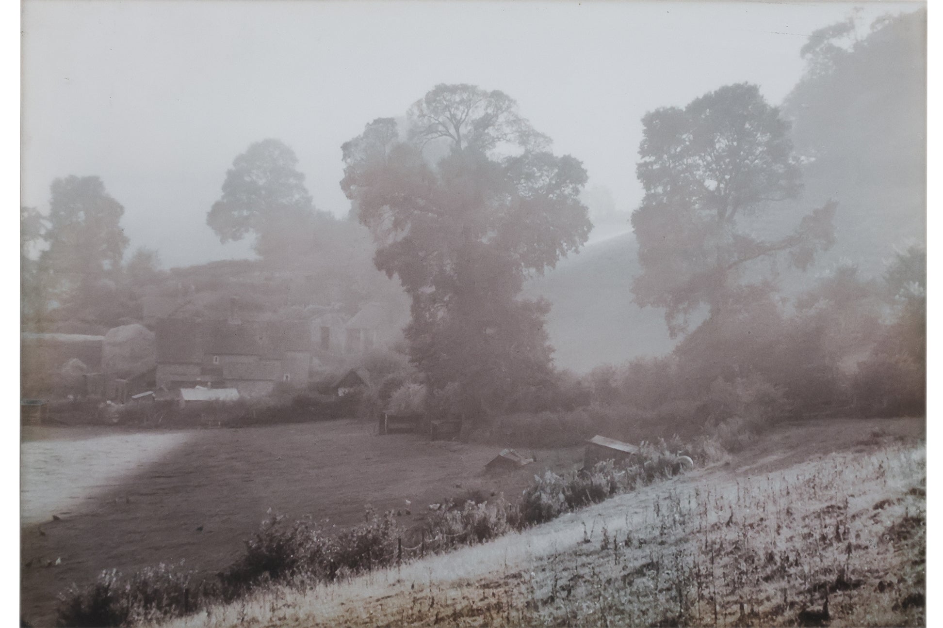 GEORGE LESLIE HAWKINS (BRITISH, 1897-1958) - A SOMERSET LANDSCAPE; THE LONELY FARM