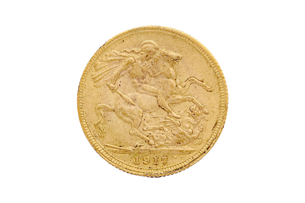 A 1917 GOLD SOVEREIGN