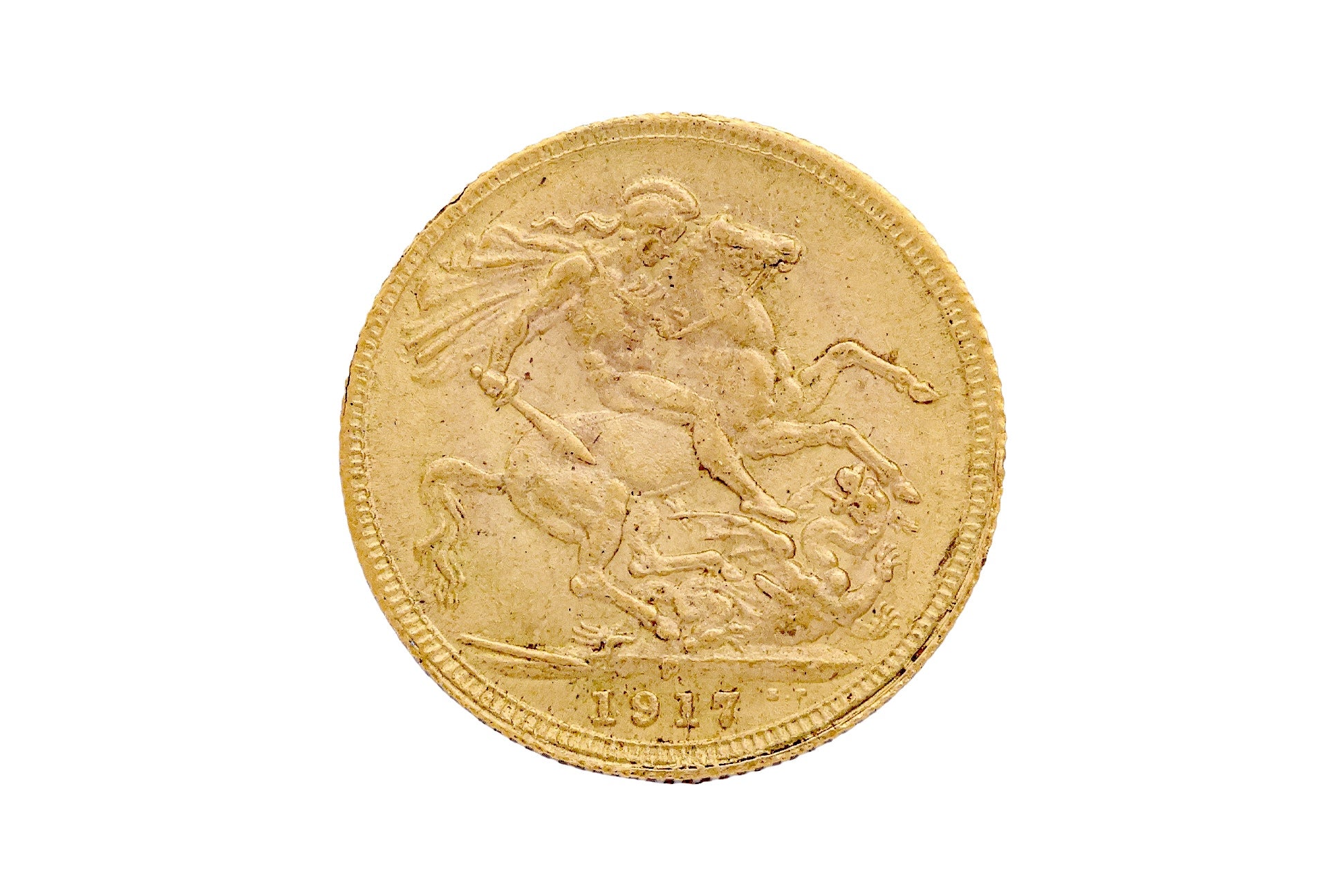 A 1917 GOLD SOVEREIGN