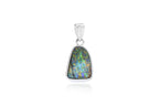 A BOULDER OPAL PENDANT