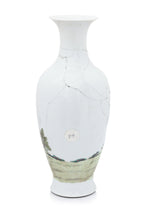 A FAMILLE ROSE PORCELAIN BALUSTER VASE