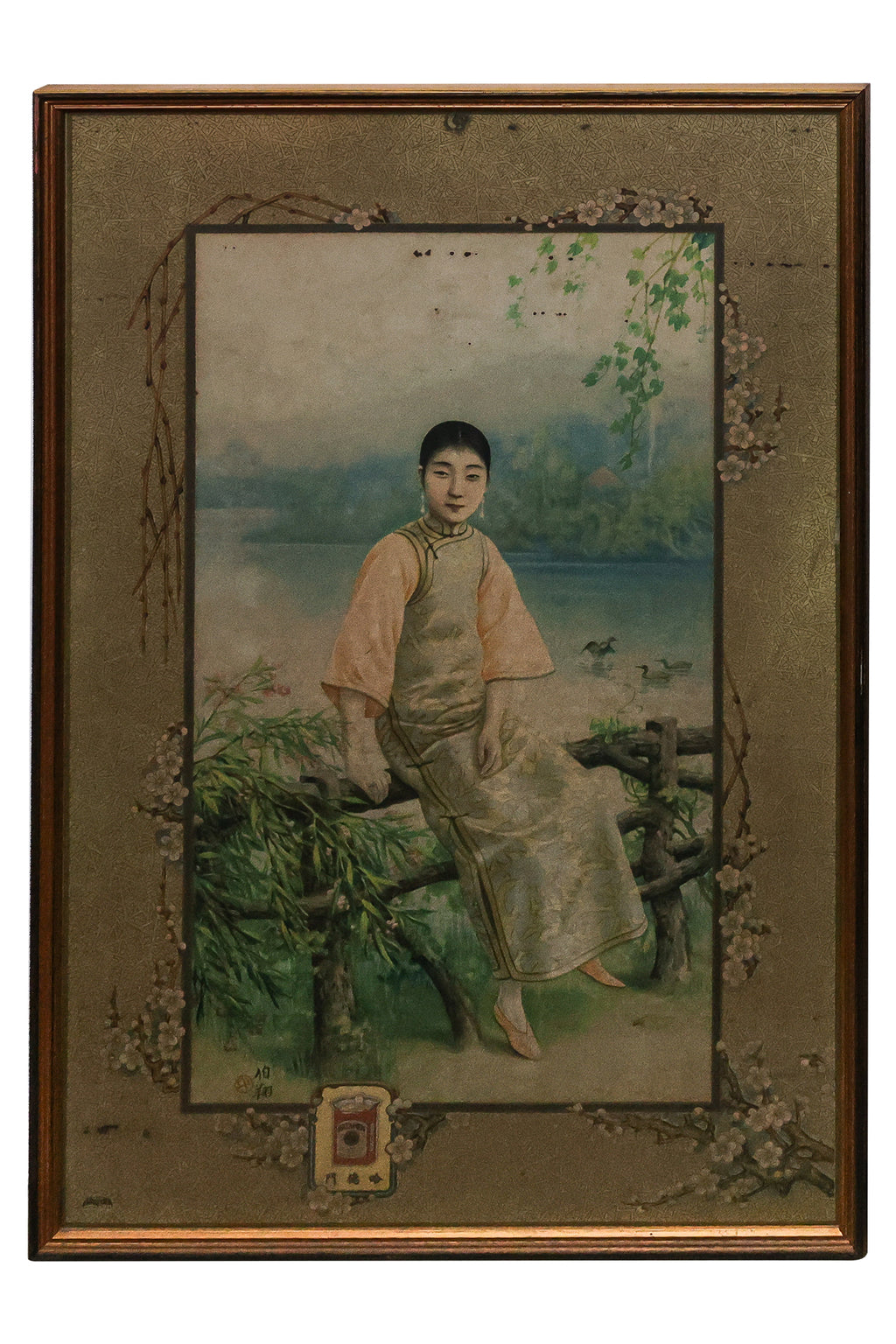 A GROUP OF THREE CHINESE TOBACCO ADVERTISING PRINTS