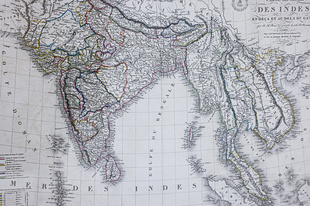 AN 1821 FRENCH MAP OF EAST ASIA