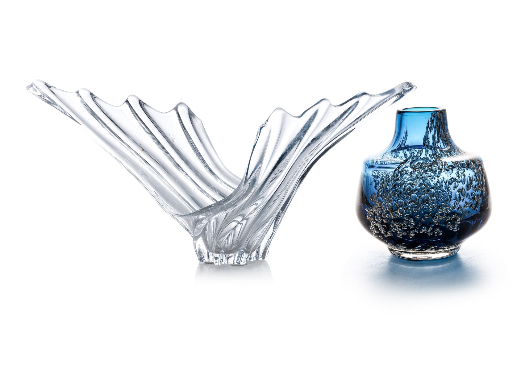 TWO PIECES OF EUROPEAN GLASS