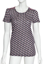 MARC BY MARC JACOBS - A SHORT SLEEVE GEOMETRIC PRINT SHIRT