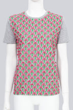 PRADA - A SCULPTURAL FLORAL T-SHIRT