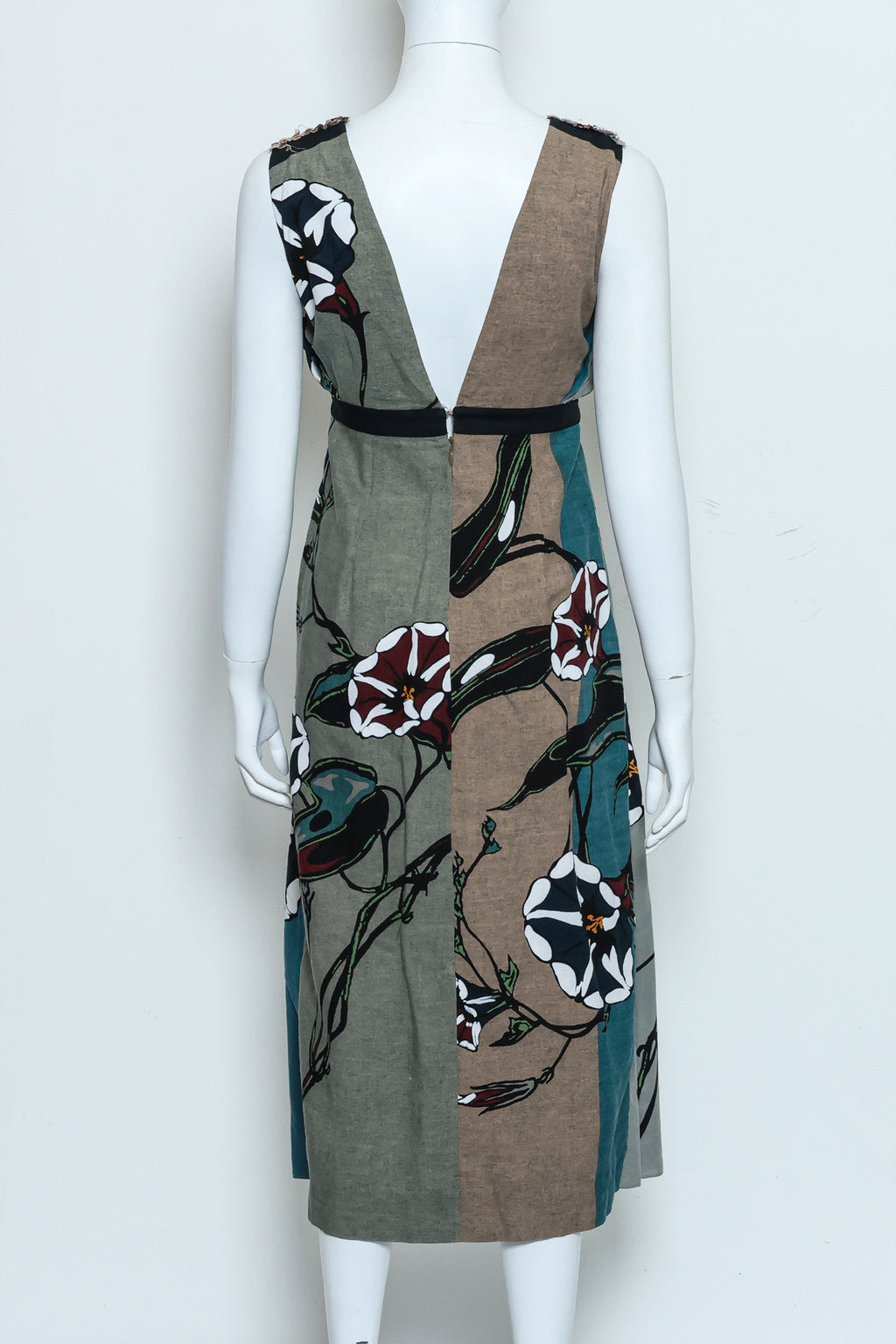 MARNI - A SLEEVELESS FLORAL PRINT DRESS