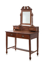 A TEAK DRESSING TABLE