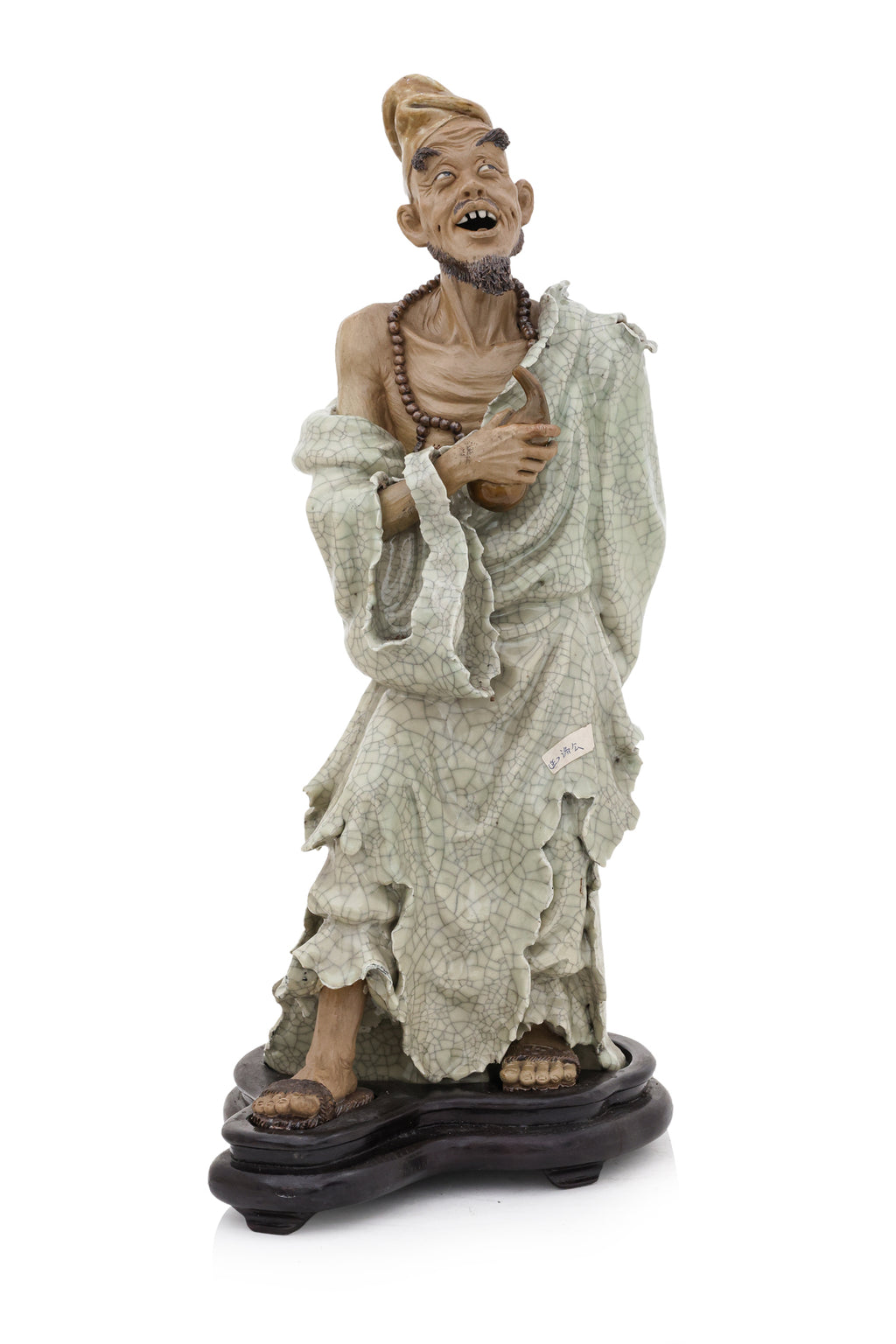 A LARGE SHIWAN POTTERY FIGURE OF JI GONG