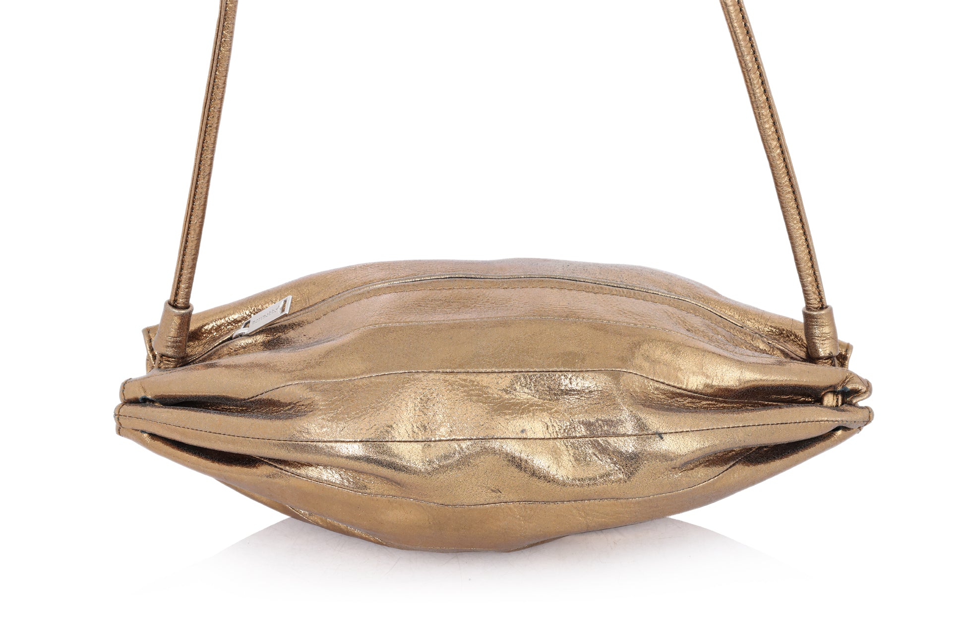 MARIMEKKO - A GOLD 'KARLA' CROSSBODY BAG