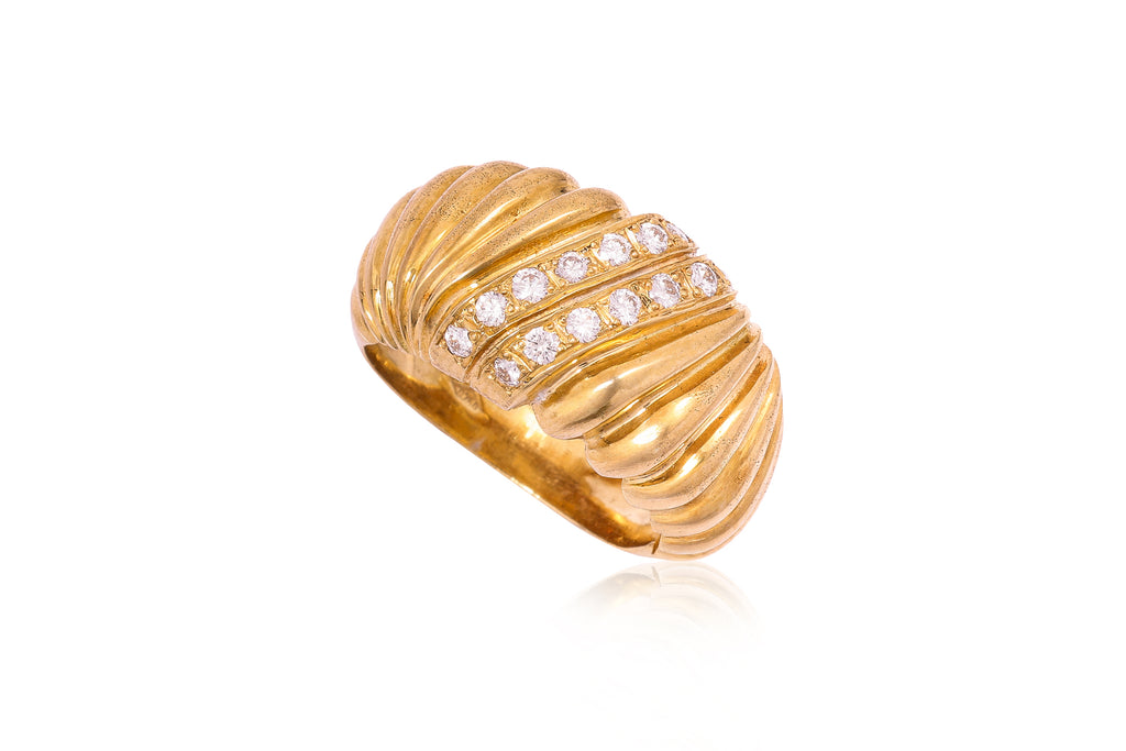A DIAMOND 'DOME' RING