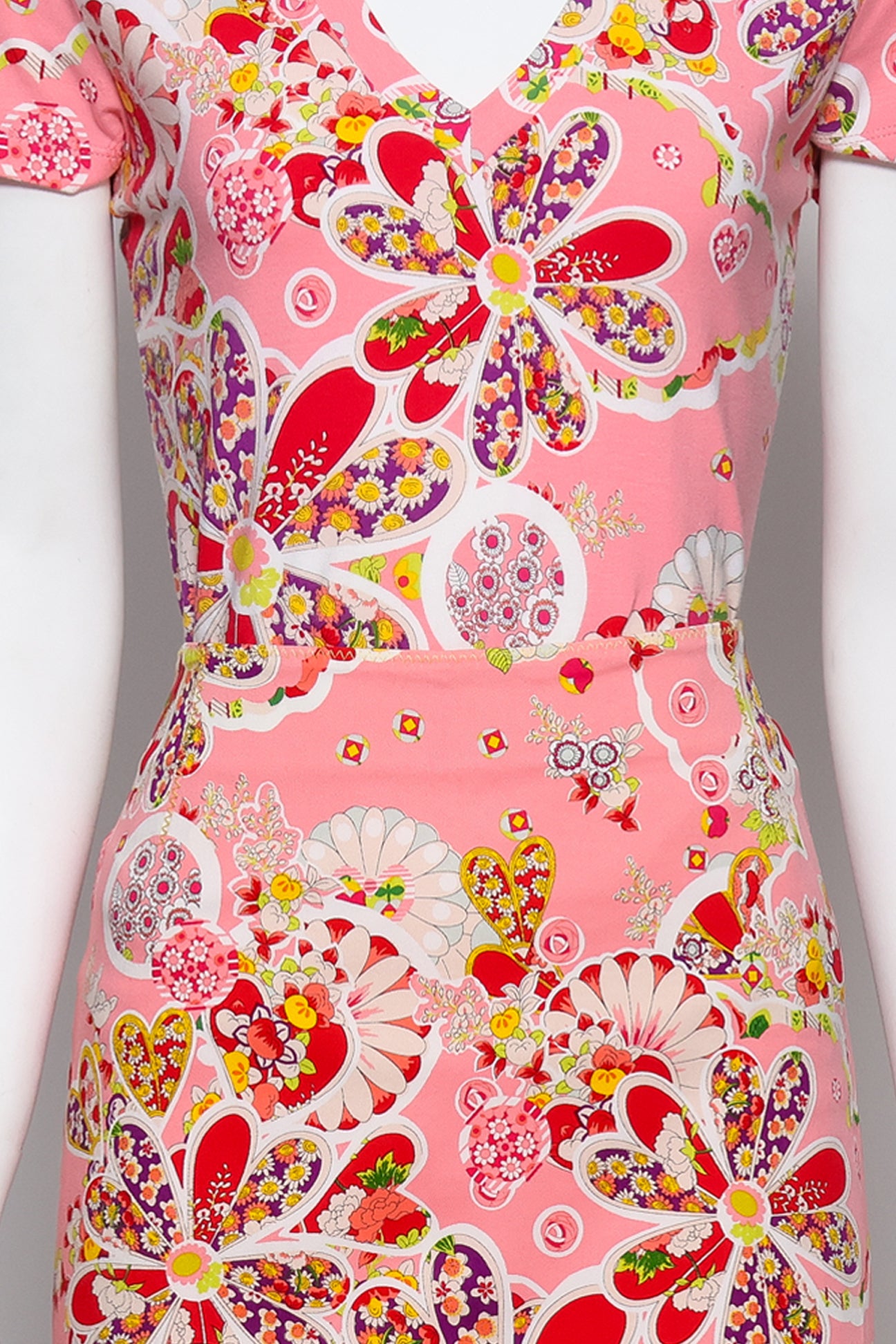 JOHN GALLIANO - A PINK FLORAL SET