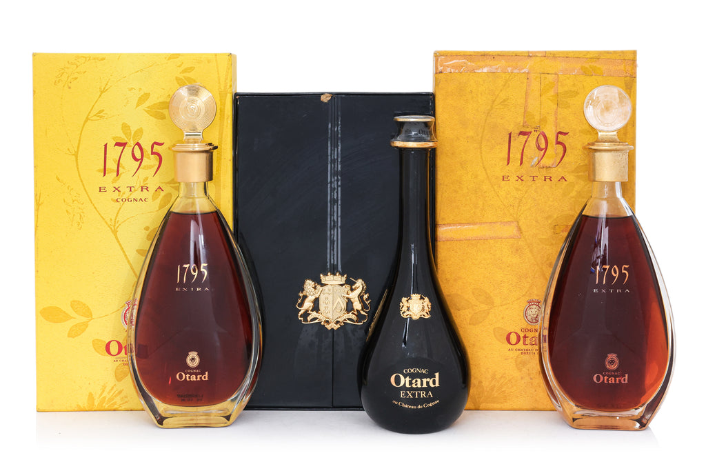 THREE BOTTLES OF OTARD COGNAC