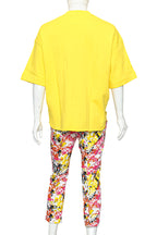 JIL SANDER & JIL SANDER + - A VIBRANT SWEATER AND TROUSERS ENSEMBLE