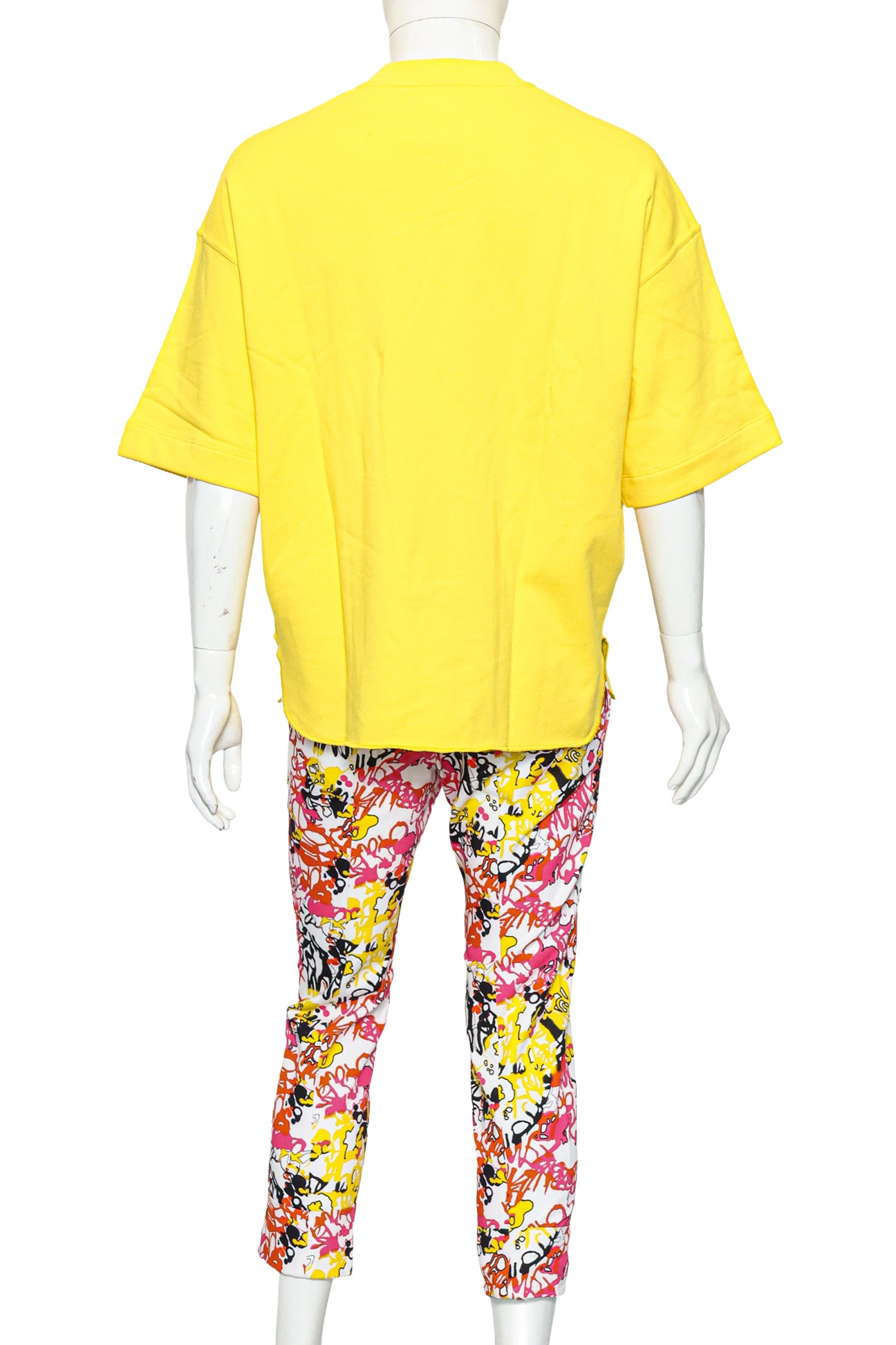 JIL SANDER & JIL SANDER + - A VIBRANT SWEATER AND TROUSERS ENSEMBLE