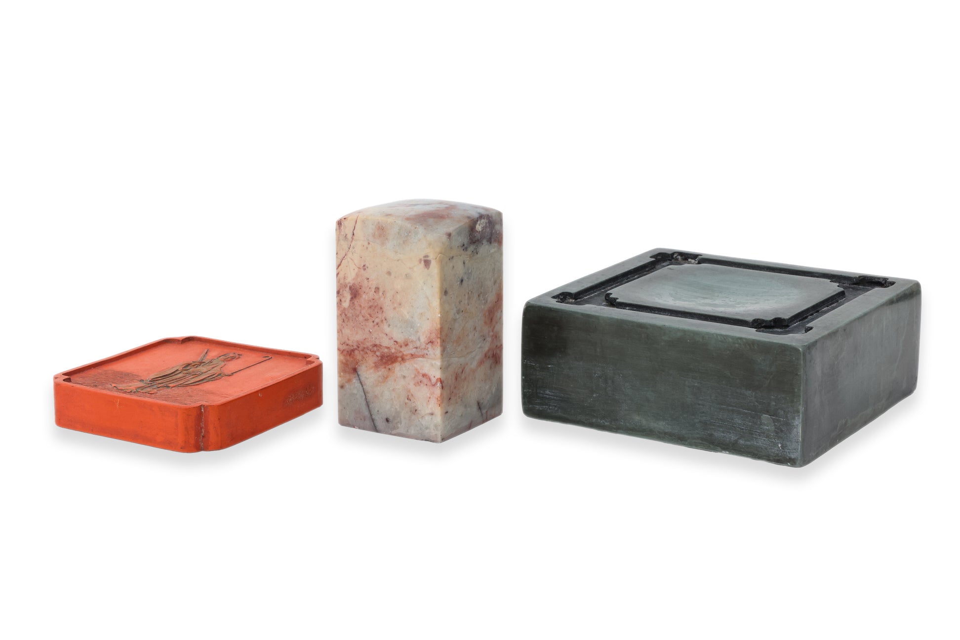 A GROUP OF THREE SCHOLAR'S OBJECTS