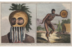 FIVE ENGRAVINGS OF HAWAII AND TAHITI, ...CAPTAIN COOK'S... VOYAGES, GEORGE W ANDERSON, 1784-1786