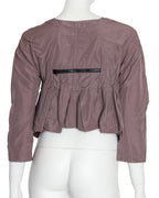MARNI - A TAUPE CINCHED WAIST JACKET