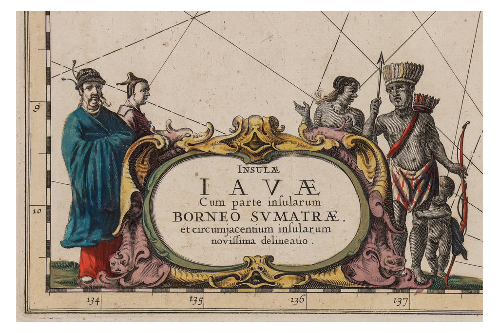 INSULAE IAVAE CUM PARTE INSULARUM BORNEO SVMATRAE... JOHANNES JANSSONIOUS, 1657